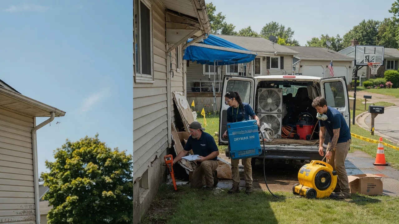 Ceiling Leak Cleanup in Hilliard, OH near me